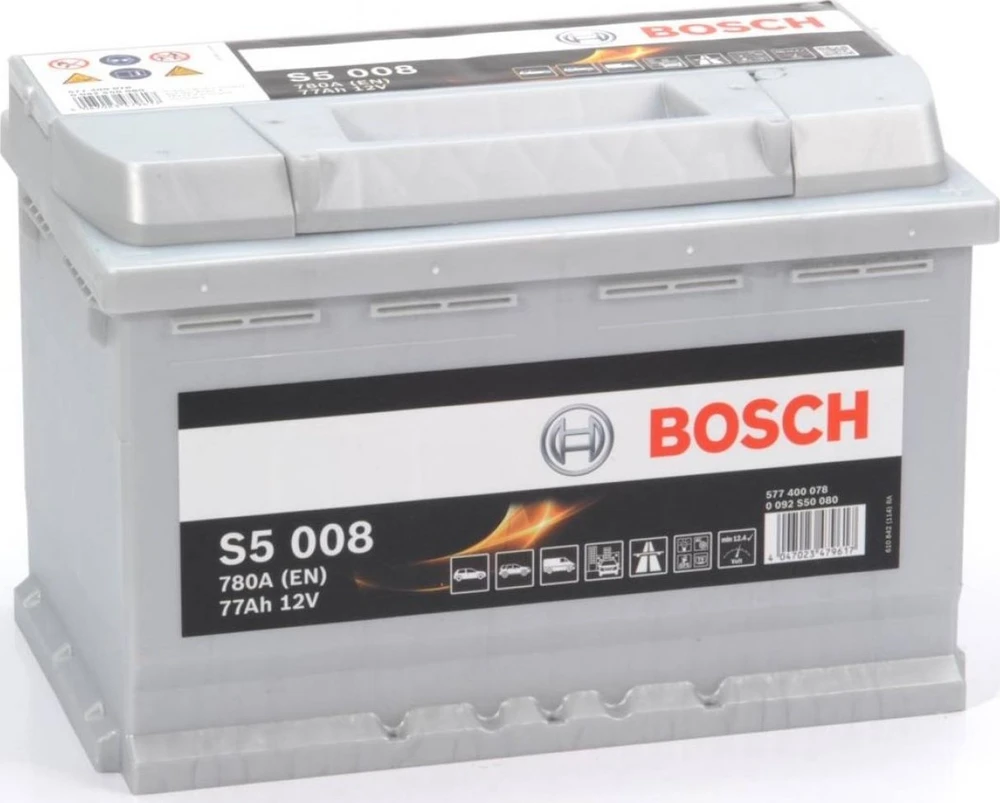 Akumuliatorius Bosch S5, 77 Ah, 780 A, 12 V