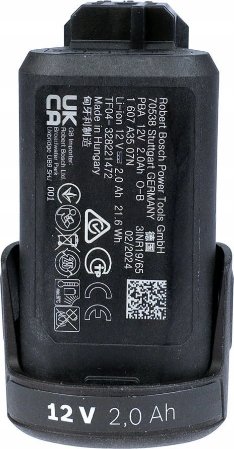 Bosch PBA 12V 2,0Ah akum HG 12V; 2,0 Ah Li DIY