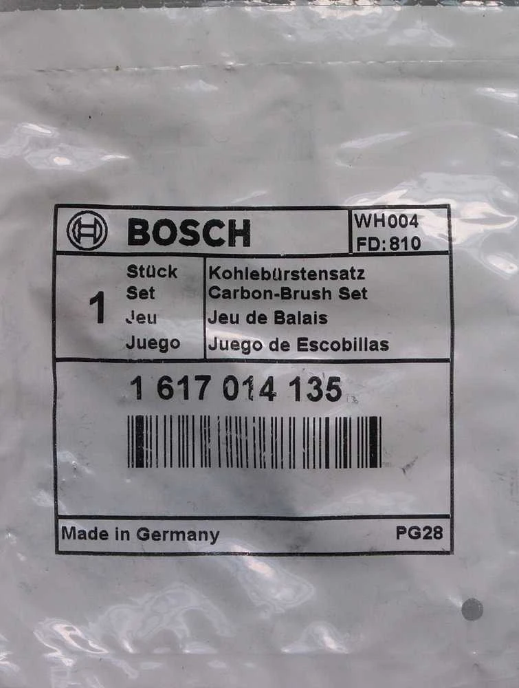 Angliniai šepetėliai Bosch 1617014135