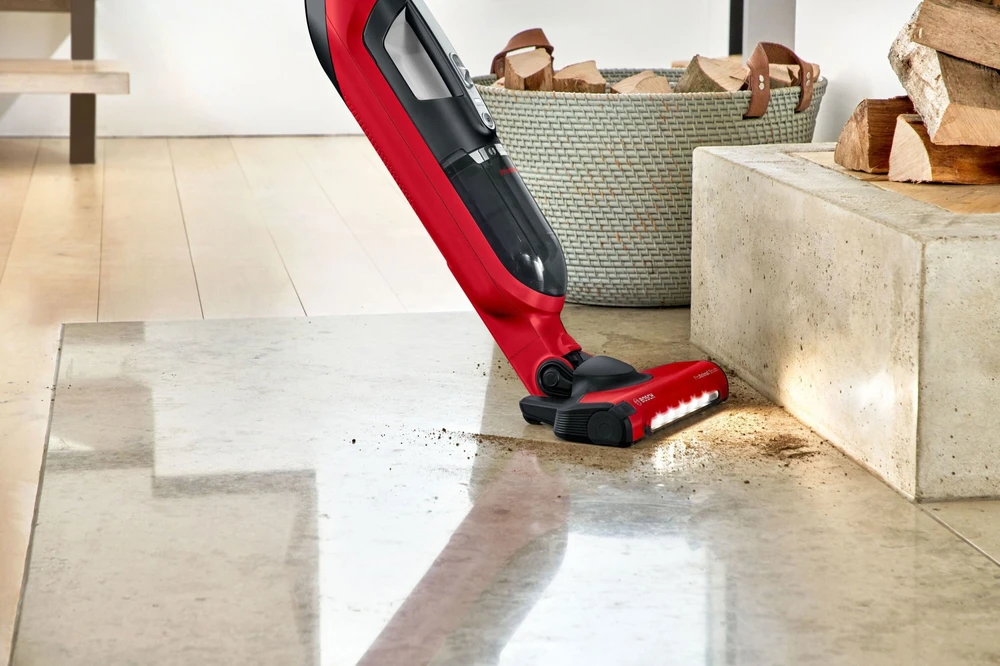 Įkraunamasis dulkių siurblys Bosch Serija 4 BBH3ZOO28, Raudonos spalvos