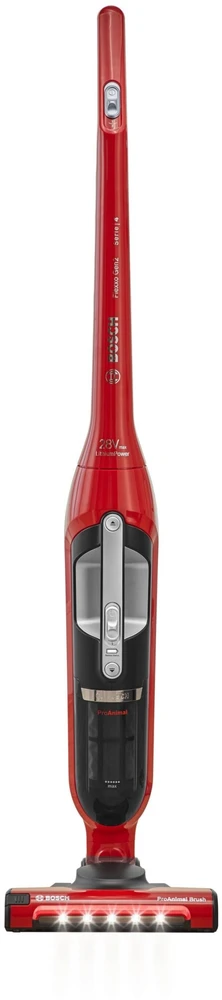 Įkraunamasis dulkių siurblys Bosch Serija 4 BBH3ZOO28, Raudonos spalvos