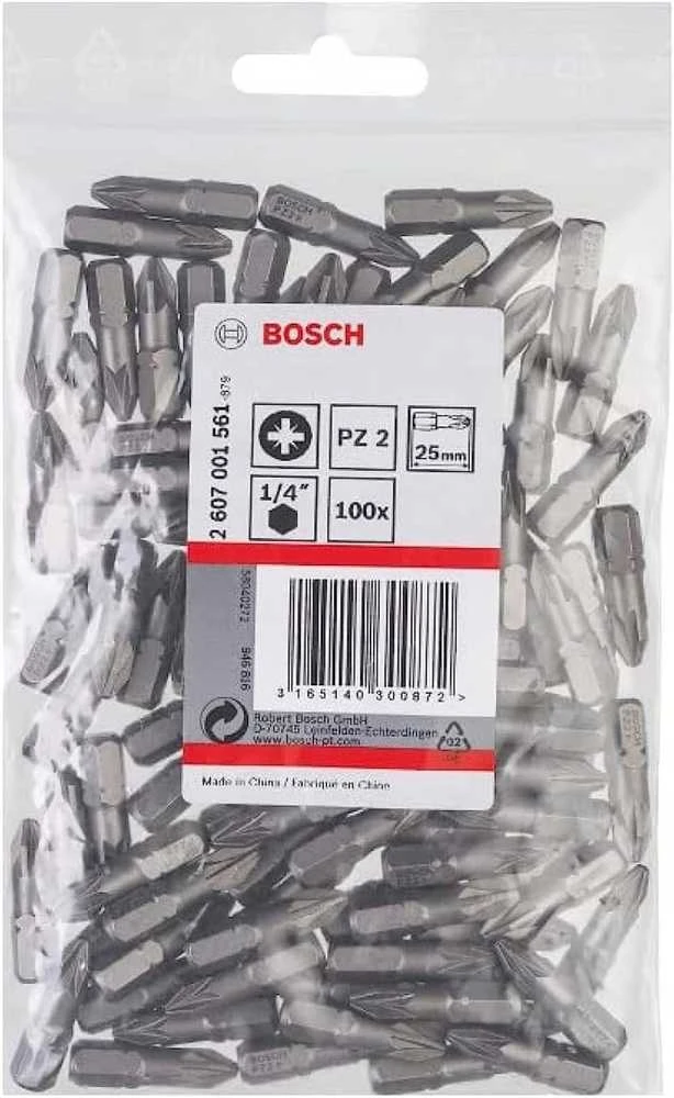 Bosch Suktuvo antgaliai Pz 2 100 vnt, Extra Hart