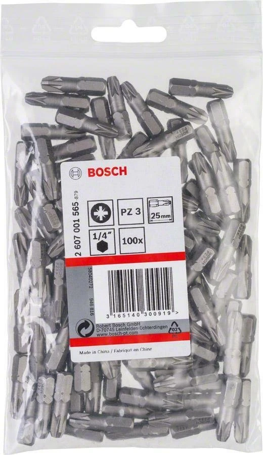 Bosch Suktuvo antgaliai Pz 3 100 vnt, Extra Hart