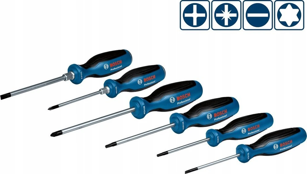 Bosch SL/PH/TX/PZ atsuktuvų rinkinys 6 vnt