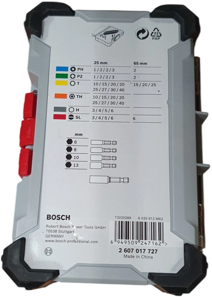 Bosch 43 dalių komplektas 'Extra Hard''
