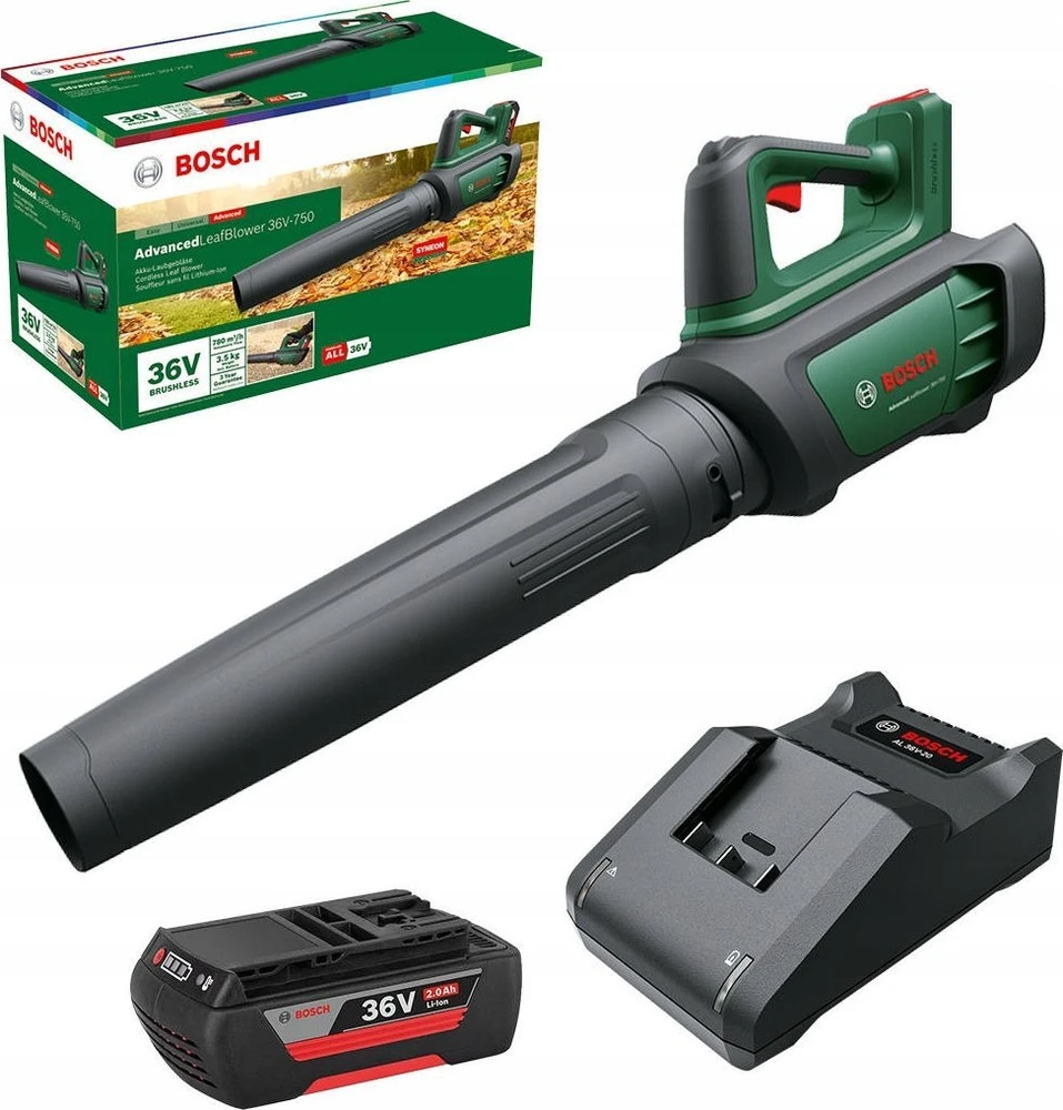 Bosch Akumuliatorinis lapų pūtiklis AdvancedLeafBlower36V-750, 36V, 1x2.0Ah