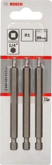 Grąžtas Bosch Bosch BITS R1 XH L:89MM 3 STK