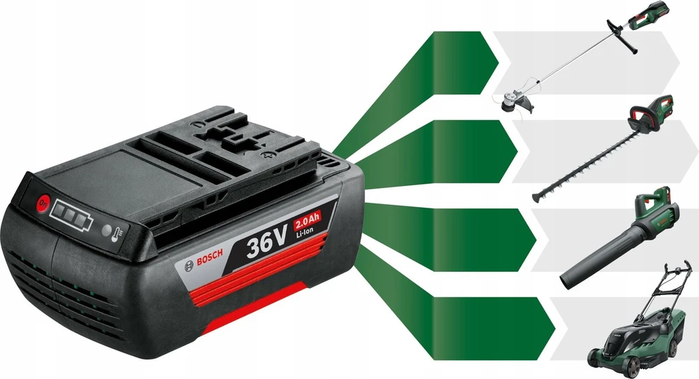 Bosch Advanced GrassCut 36V-33 Akumuliatorinis žolės pjovimo trimeris (Be akumuliatoriaus ir kroviklio)