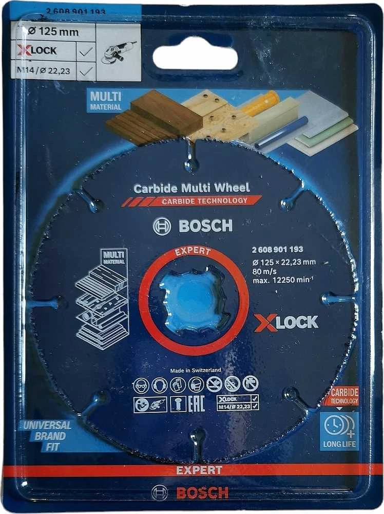 Bosch X-LOCK Carbide MultiWheel 125 x 1 mm