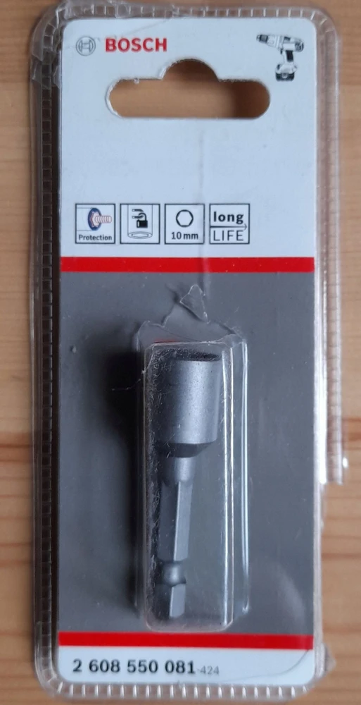 Bosch Šešiabr. raktas dydis 10,0, l=50 mm