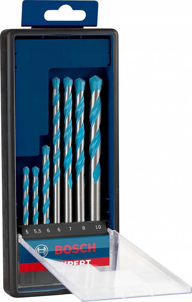 Grąžtas Universalių grąžtų komplektas Bosch 2608900648; 5-10 mm; 7 vnt.