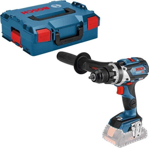 Bosch GSR 18V-110 C su papildoma rankena ir lagaminu