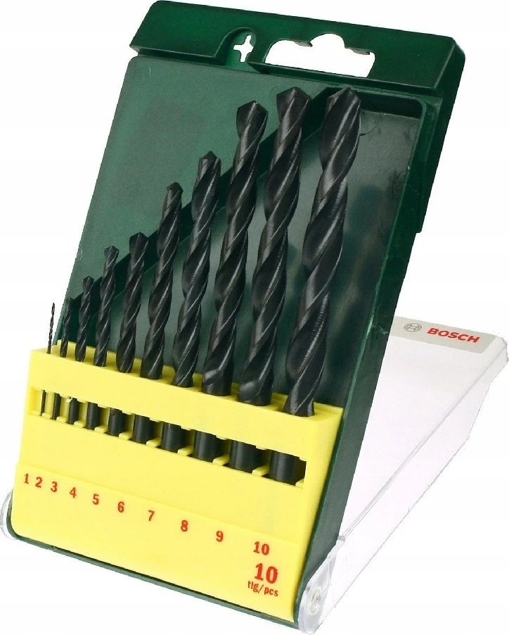 Grąžtas Bosch HSS-R Metal Drill Bit Set 10 pc(s)
