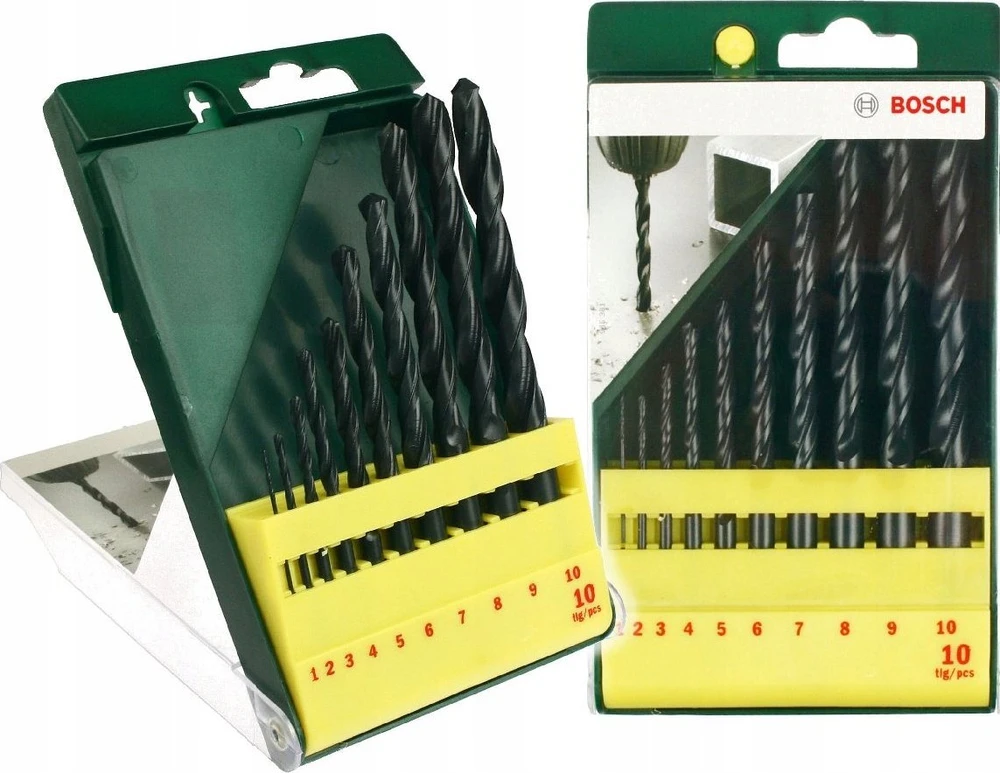 Grąžtas Bosch HSS-R Metal Drill Bit Set 10 pc(s)