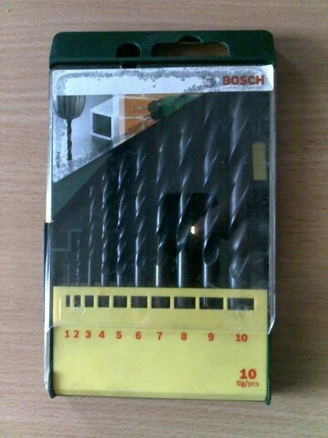 Grąžtas Bosch HSS-R Metal Drill Bit Set 10 pc(s)