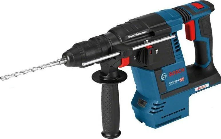 Bosch GBH 18V-26 F su grąžtu ir papildoma rankena