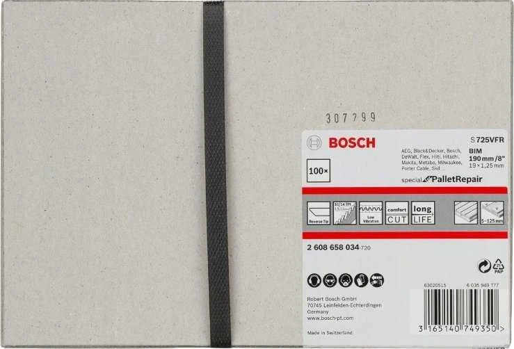 Bosch 200 pjūklo geležtės S725VFR PalletRepair