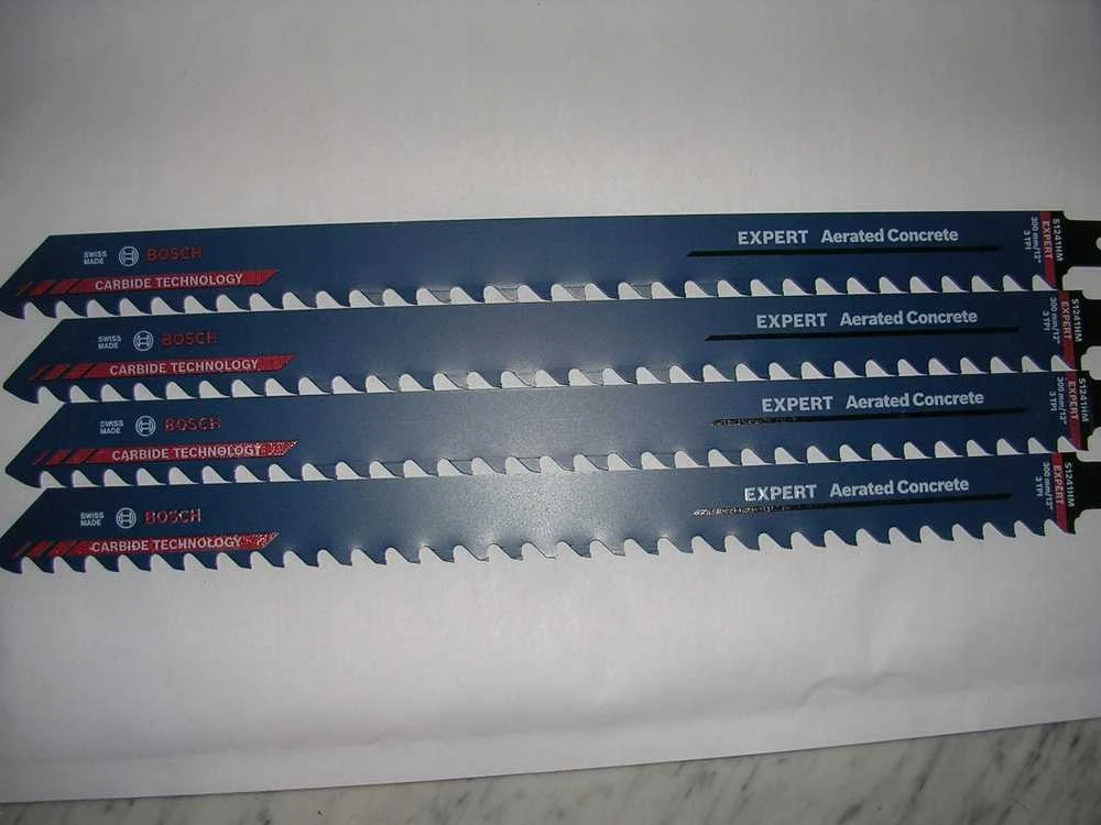 Bosch 3 pjūklo geležtės S1241HM Aerated Concrete