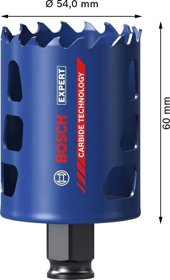 Grąžtas Bosch Karbido pjovimo karūna Tough Material 54mm