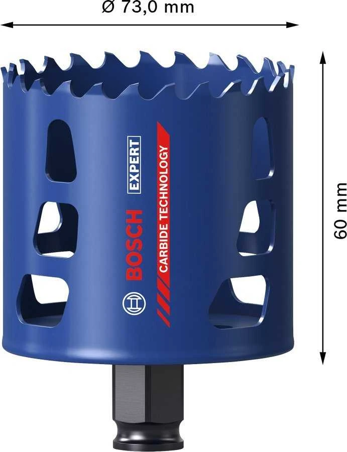 Bosch Karbido pjovimo karūna Tough Material 73mm