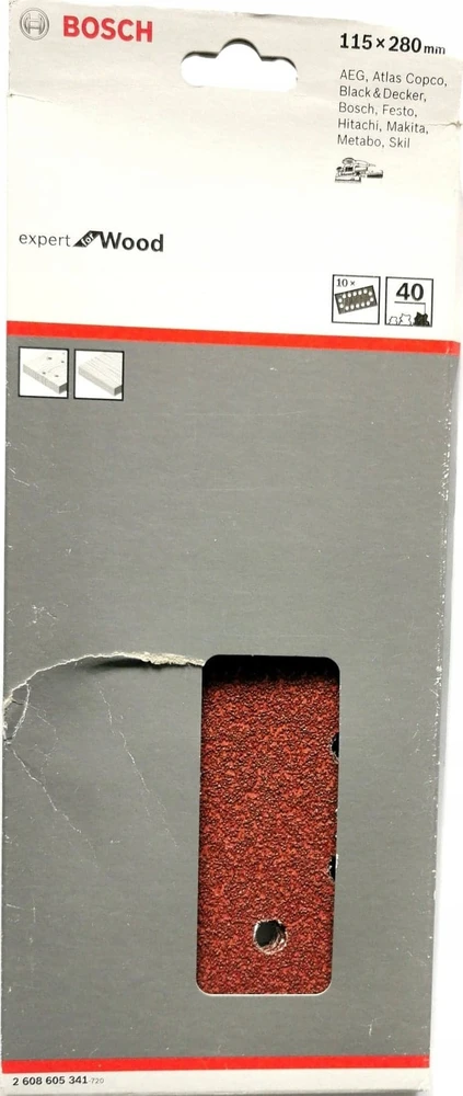 Bosch Bosch SLIBEBLAD 115X280MM K40 10 STK