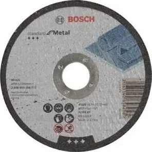 BOSCH TARCZA MET.125mm x 1,0mm x 22mm STANDARD FOR METAL