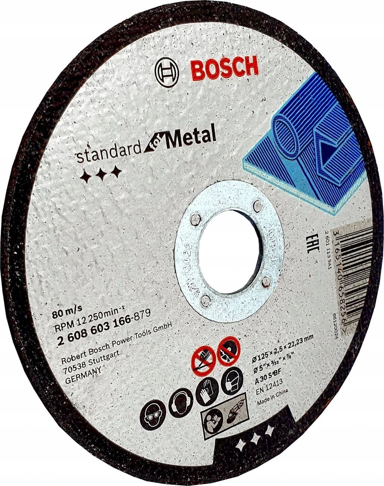 Bosch Pjov.diskas metalui 125 x 22,23 x 2,5 mm