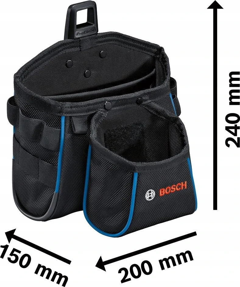Bosch įrankių juosta ir rankinių įrankių rinkinys