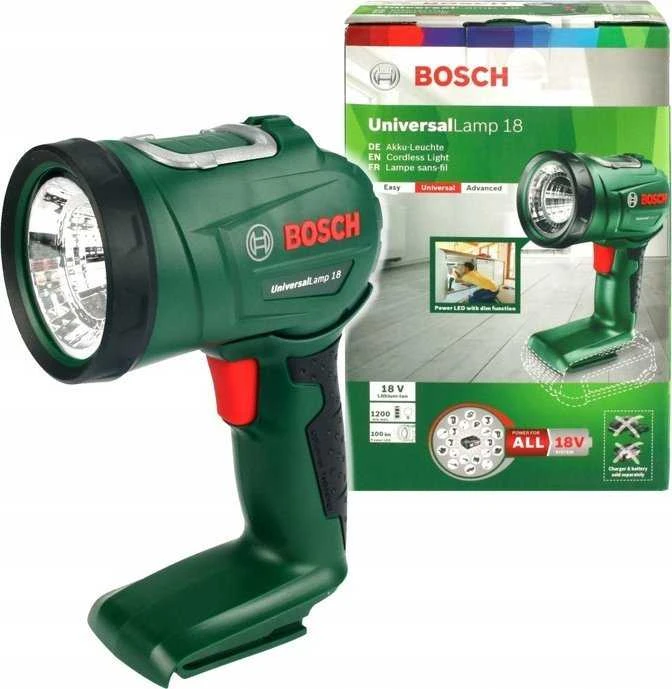 Bosch Akumuliatorinis prožektorius Universal Lamp 18, be baterijos