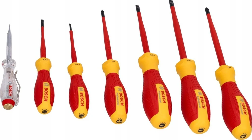 Bosch VDE Screwdriver Set 7pc (SL/PH)