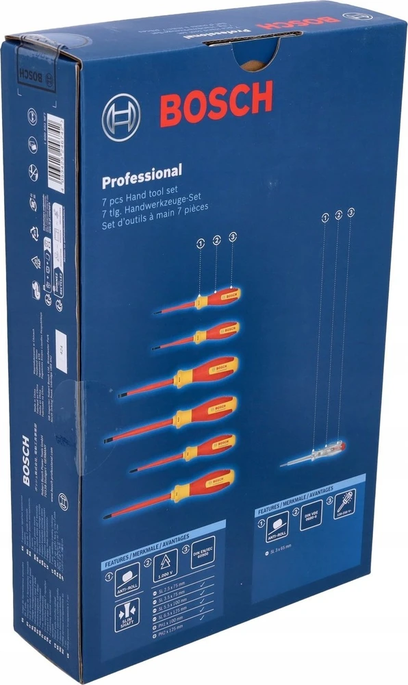 Bosch VDE Screwdriver Set 7pc (SL/PH)