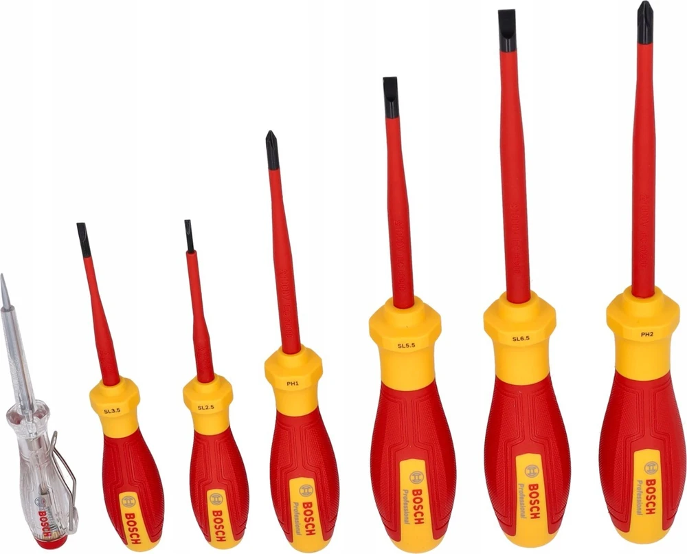 Bosch VDE Screwdriver Set 7pc (SL/PH)