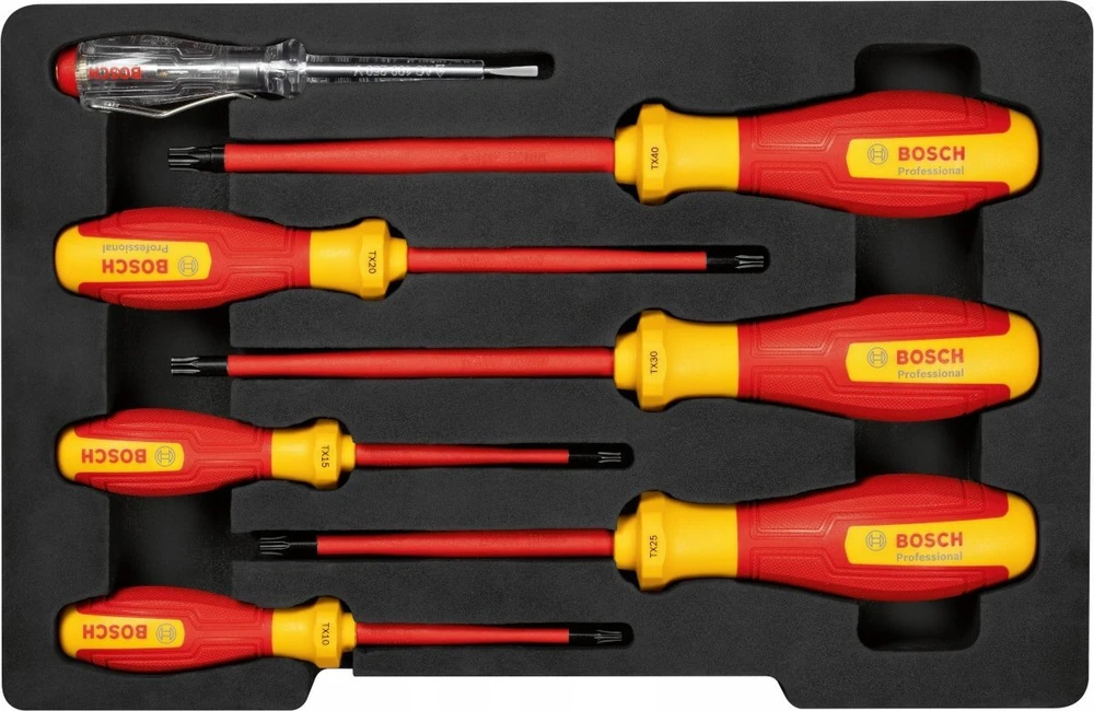 Bosch VDE atsuktuvų rinkinys, 7 dalių (TX)