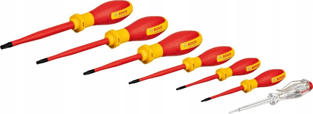 Bosch VDE atsuktuvų rinkinys, 7 dalių (TX)