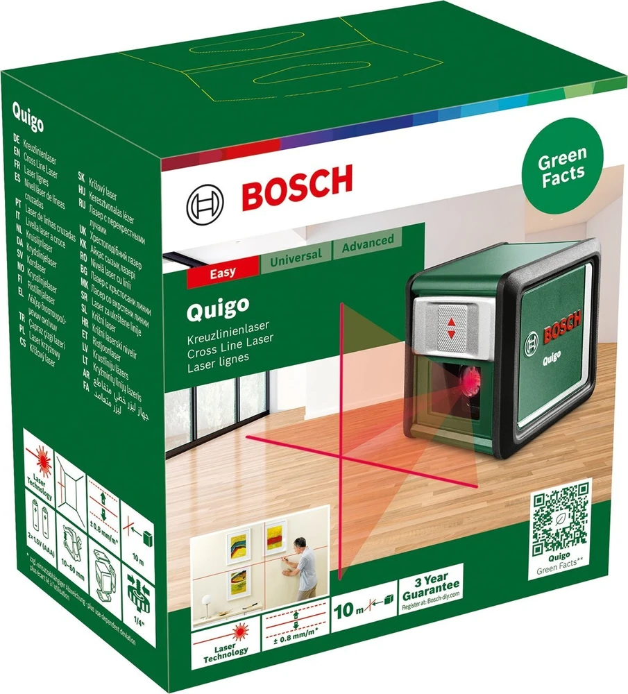 Bosch Kryžminių linijų lazeris Quigo