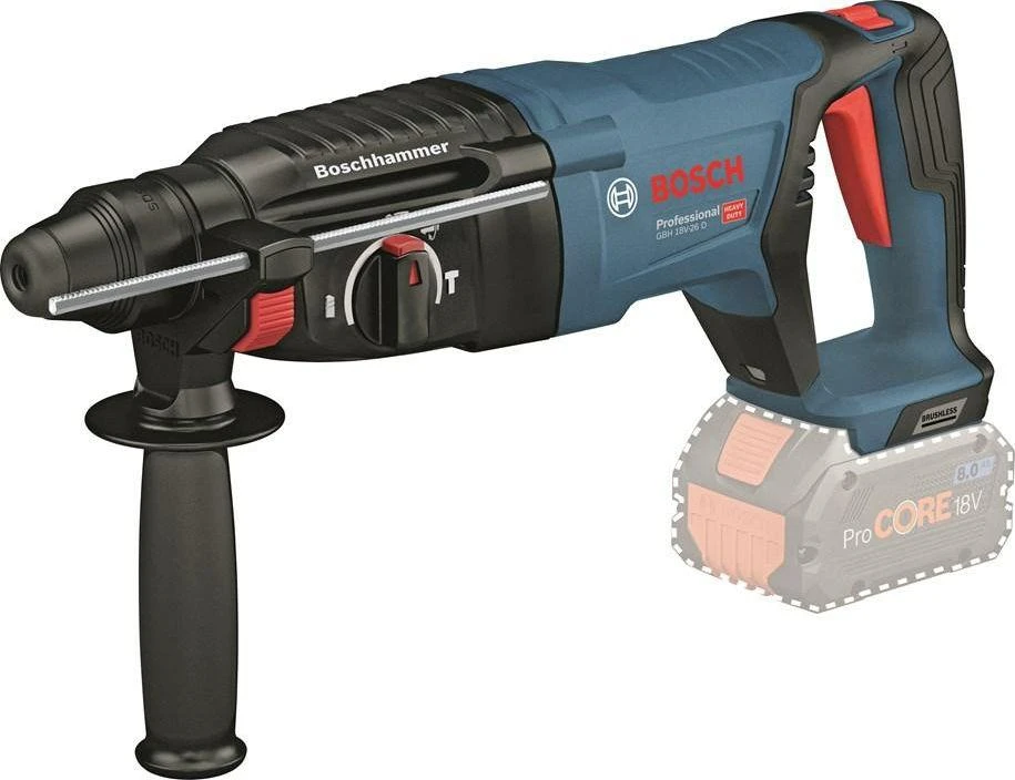 Akumuliatorius „SDS plus“ perforatorius Bosch GBH 18V-26 D Professional (0611916000)