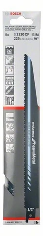 Bosch 5 pjūklo geležtes S1130CF, Heavy metal