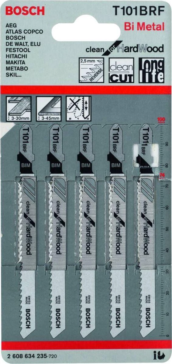 Bosch 5 siaurapj.pjūkleliai T 101 BRF