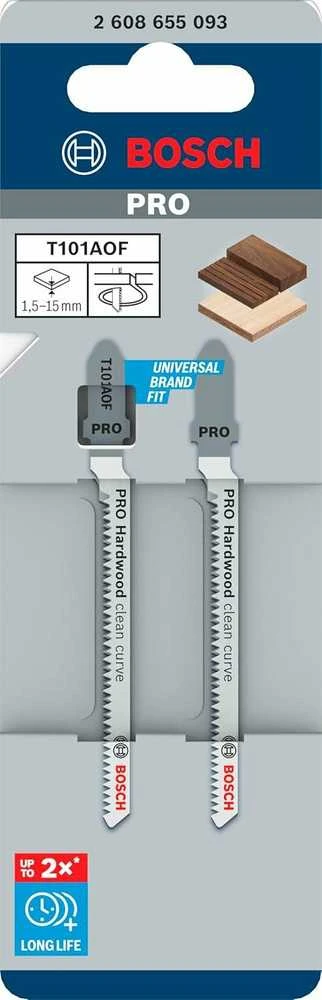 Bosch PRO siaurapj. pjūkleliai T101AOF 2 vnt.