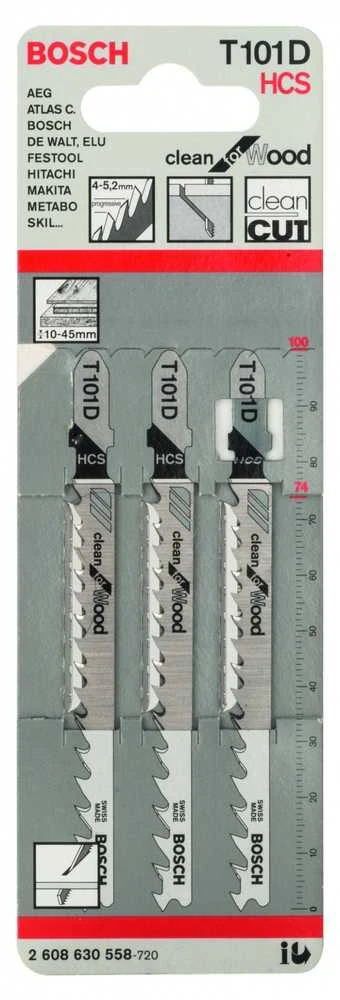 Bosch 3 siaurapj.pjūkleliai T 101 D