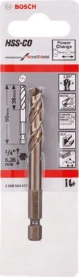 „Bosch“ centrinis grąžtas L = 65 mm HSSE 6 kat.
