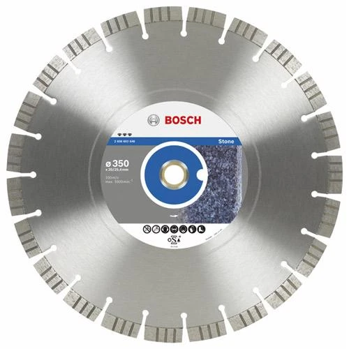 Deimantinis pjovimo diskas Bosch BEST FOR STONE; 350 mm