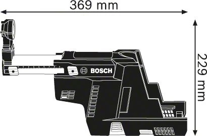Bosch Nusiurbimo sisitema GDE 18V-16, be akumuliatoriaus ir kroviklio