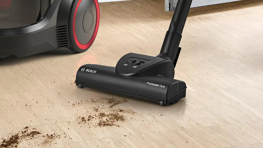Bosch BGS21POW2 dulkių siurblys be maišelio, galia 750 W, dulkių talpa 2 l, Juodas
