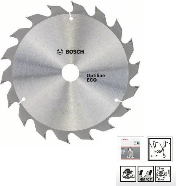Pjovimo diskas Bosch Eco for Wood 2608644377; 190x30 mm; Z48