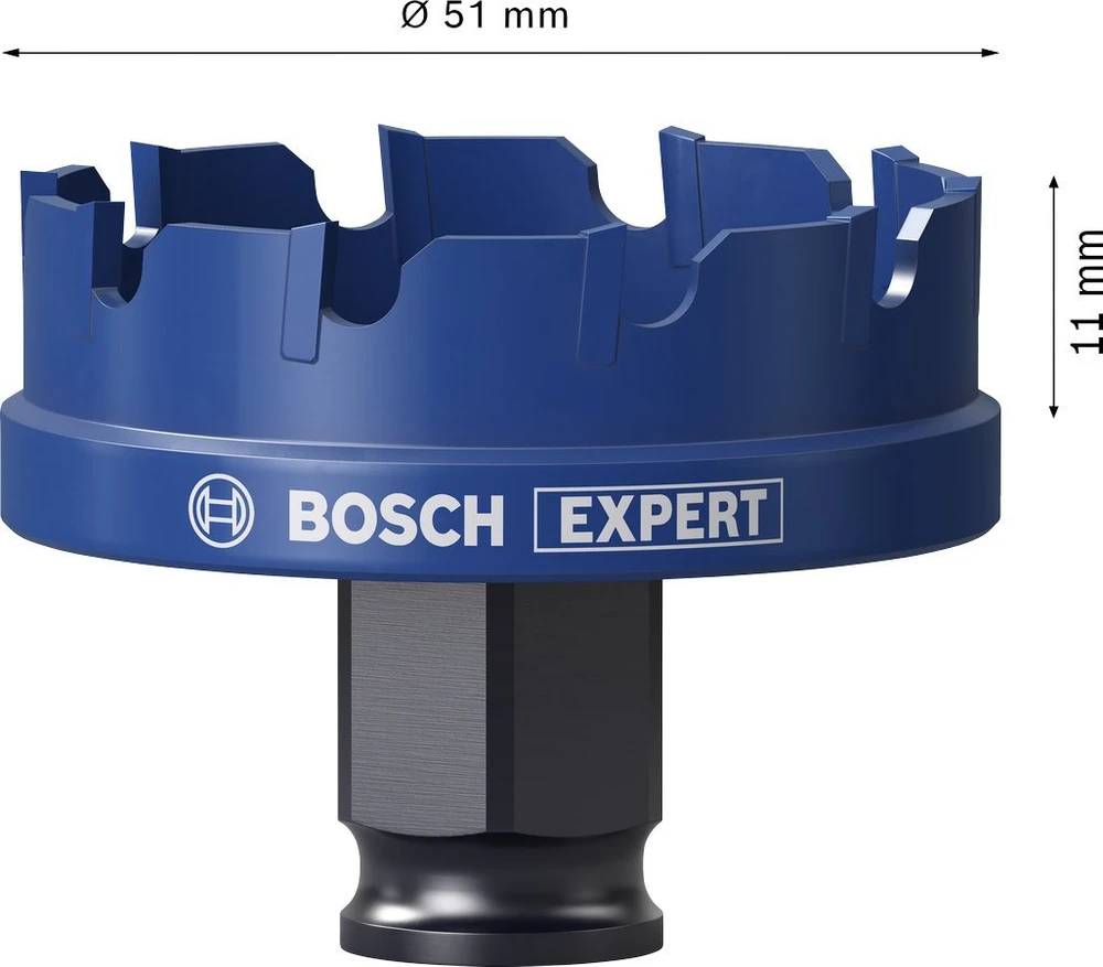Bosch Karbido pjovimo karūna Sheet Metal PC Plus 51mm