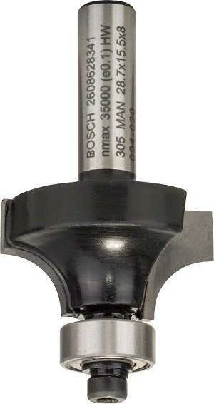 Bosch Suapvalinimo freza HM R=8 mm, dvipusė