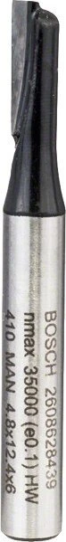 Bosch Išdrožų frezos 6 mm D1 4,8 mm, L 12,4mm,G51mm