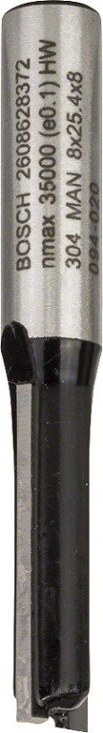 Bosch Pirštinė freza HM B=8 mm, l=25 mm,kotas 8mm