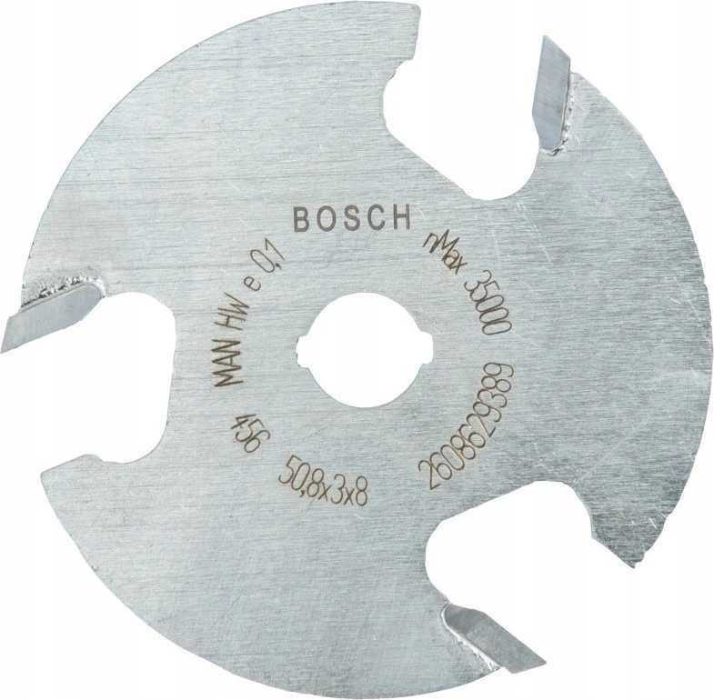 Bosch Diskinės griovelių frezos 8 mm, D1 50,8 mm, L 3 mm